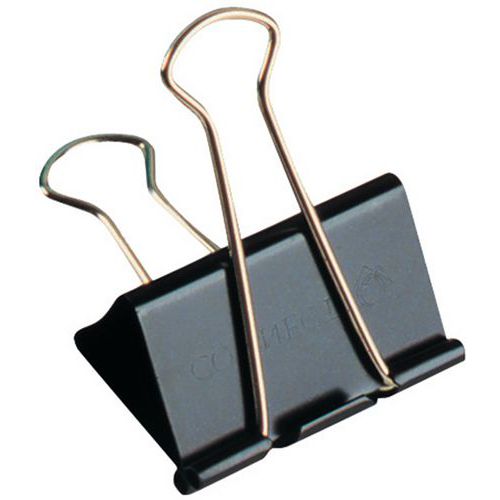 Metalowe klipsy biurowe - Metalowe klipsy biurowe, 41 x 20 mm