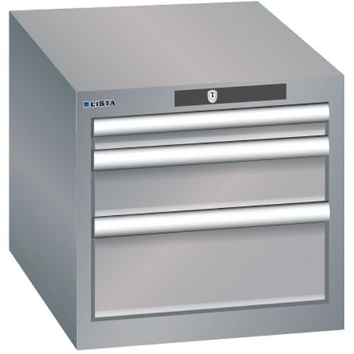 Szafki warsztatowe Lista z szufladami, 3 lub 4 szuflady - Szafka warsztatowa Lista z szufladami, 3 szuflady - 1 x 50 mm + 1 x 100 mm + 1 x 150 mm, sza