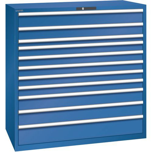 Szafka warsztatowa z szufladami Lista, 1431x725x1450mm, 11 szuflad - Szafka warsztatowa Lista, 1431x725x1450mm, 11 szuflad, ciemnoniebieska