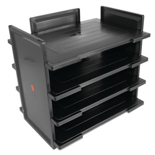 Moduły przegródkowe Twinco, 3 przegródki - Moduł przegródkowy Twinco, 3 przegródki, czarny