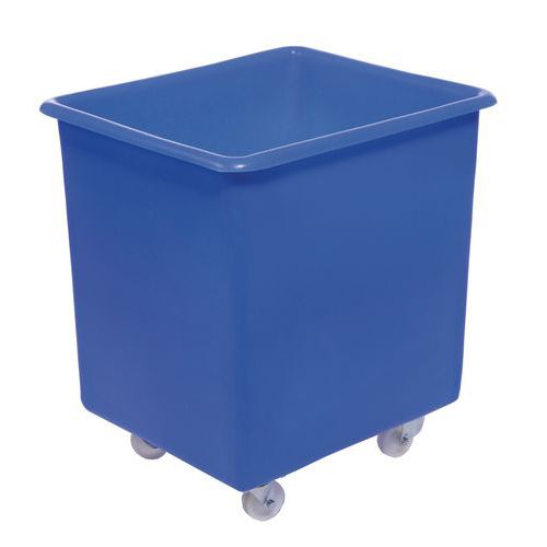 Mobilny kontener plastikowy do dużych obciążeń 100 kg, pojemność 135 l - Mobilny kontener plastikowy do dużych ładunków 100 kg, pojemność 135 l