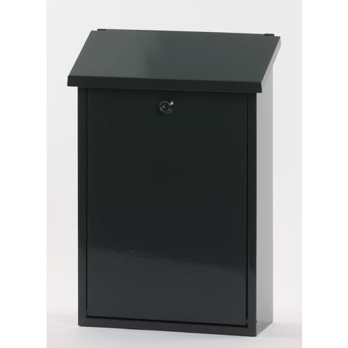 Ścienna skrzynka na listy 27 l – V-Part - Skrzynka na listy ścienna wysokość 40 cm antracytowa