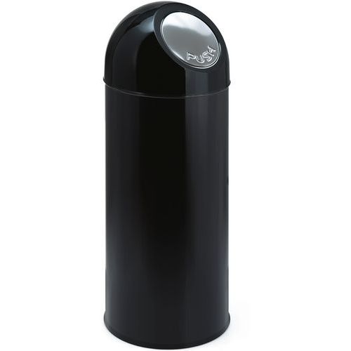 Kosz na śmieci Bullet z wkładem 30 l do 55 l – V-Part - Kosz na śmieci Bullet z wkładem 55 l czarny