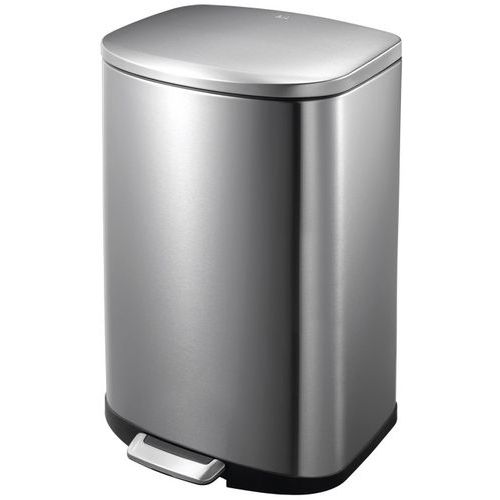 Kosz na śmieci Della Step Bin 50 l – EKO - Kosz na śmieci Della Step Bin 50 l stal nierdzewna – EKO