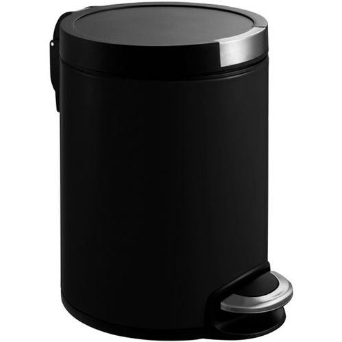 Kosz na śmieci z pedałem Artistic 5 l_EKO - Kosz na śmieci z pedałem Artistic 5 l EKO czarny mat
