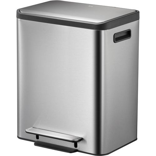 Kosz na śmieci z pedałem EcoCasa Step Bin 30 l_EKO - Kosz na śmieci z pedałem EcoCasa 30 l EKO szczotkowana / matowa stal nierdzewna