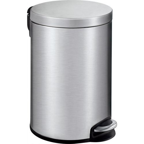 Kosz na śmieci z pedałem Serene Step Bin 12 l_EKO - Kosz na śmieci z pedałem Serene 12 l EKO matowa stal nierdzewna