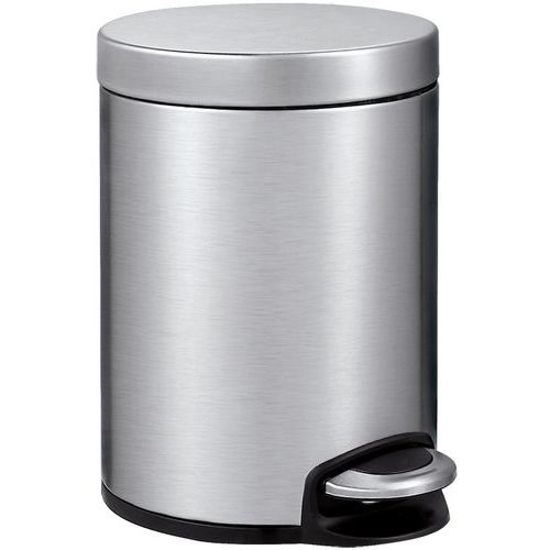 Kosz na śmieci z pedałem Serene Step Bin 5 l_EKO - Kosz na śmieci z pedałem Serene 5 l EKO matowa stal nierdzewna