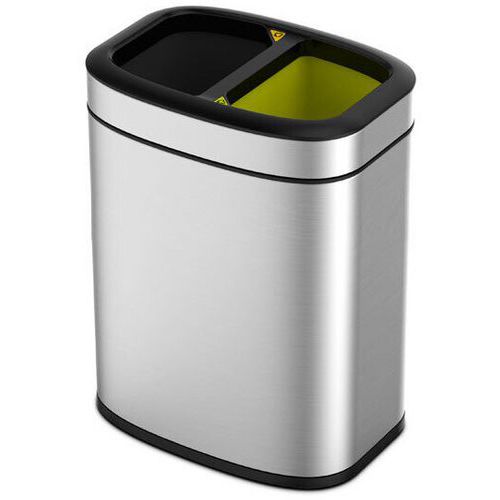 Open Top Bin OLI-Cube 10 + 10 l EKO - OLI-Cube Open Top Bin 10 + 10 l EKO