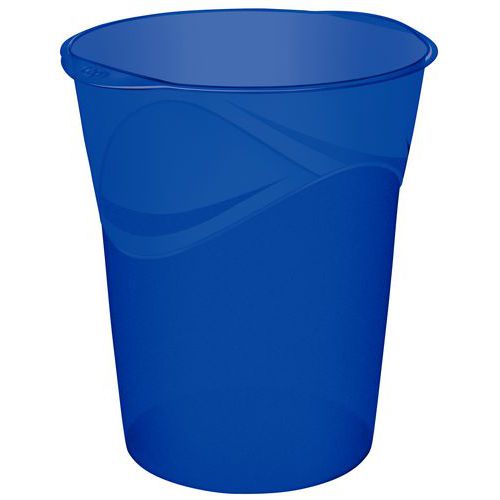 Plastikowe kosze na śmieci CEP, 14 l - Plastikowy kosz na śmieci CEP, 14 l, niebieski