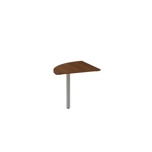 Dostawki do stołu Alfa 100, 80 x 80 x 73,5 cm, 1/4 okręgu - Dostawka do stołu Alfa 100, 80 x 80 x 73,5 cm, 1/4 okręgu, dekor orzech