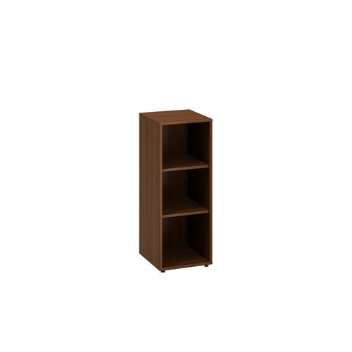 Szafy średnie wąskie Alfa 500, 106,3 x 40 x 45 cm, otwarte - Szafa średnia wąska Alfa 500, 106,3 x 40 x 45 cm, otwarta, kolor orzech