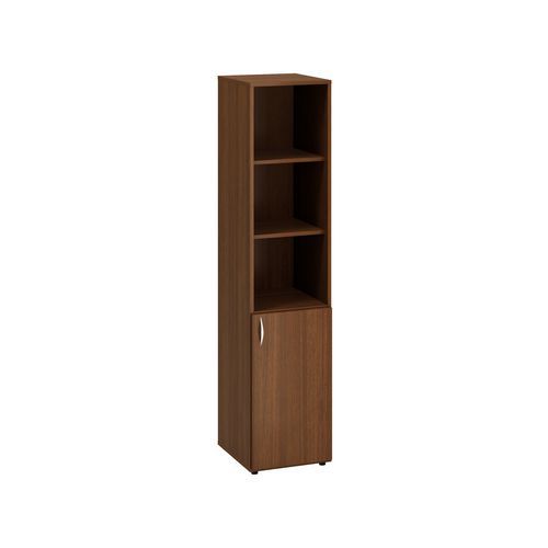 Szafy wysokie wąskie Alfa 500, 178 x 40 x 47 cm, z wnęką i drzwiami - wersja prawa - Szafa wysoka wąska Alfa 500, 178 x 40 x 47 cm, z wnęką i drzwiami