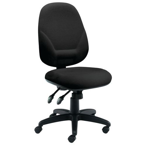 Krzesła biurowe Ace High Back Synchro XXL - Linea Fabbrica - Krzesło biurowe Ace High Back Synchro XXL, kolor czarny - Linea Fabbrica