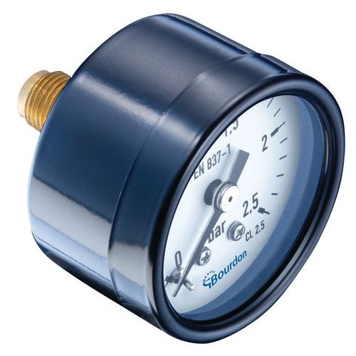 Manometr MAT – Bourdon - Manometr MAT – Bourdon, osiowy, średnica 40 mm, ciśnienie max 4 bar