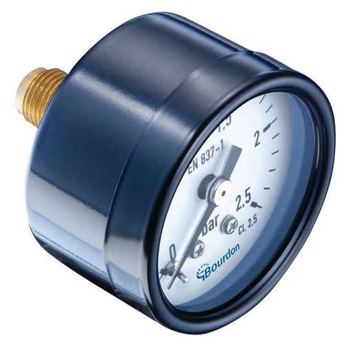 Manometr MAT – Bourdon - Manometr MAT – Bourdon, osiowy, średnica 40 mm, ciśnienie max 10 bar