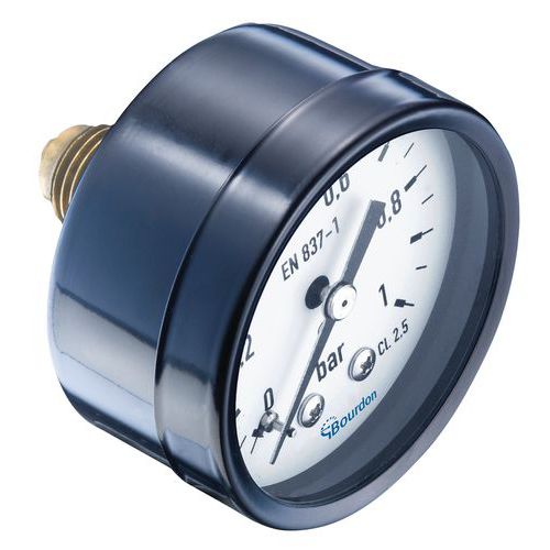 Manometr MAT – Bourdon - Manometr MAT – Bourdon, osiowy, średnica 50 mm, ciśnienie max 10 bar