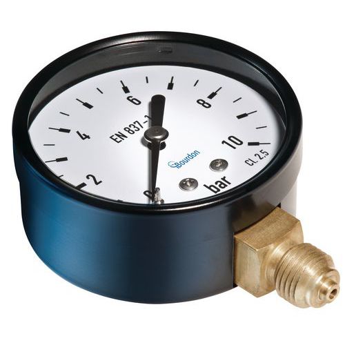 Manometr MAT – Bourdon - Manometr MAT – Bourdon, promieniowy, średnica 63 mm, ciśnienie max 6 bar