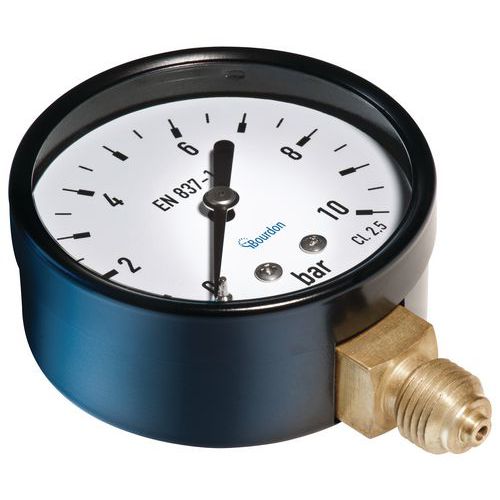 Manometr MAT – Bourdon - Manometr MAT – Bourdon, promieniowy, średnica 63 mm, ciśnienie max 4 bar