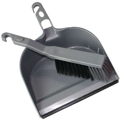 Plastikowa zmiotka z szufelką Manutan Expert, różne kolory