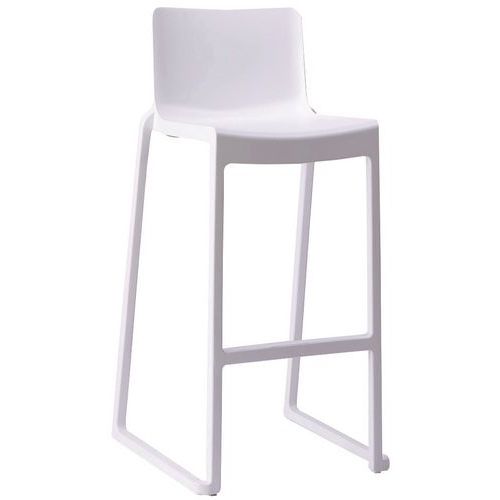 Krzesło barowe Flexfurn, białe Krzesło barowe Flexfurn, białe