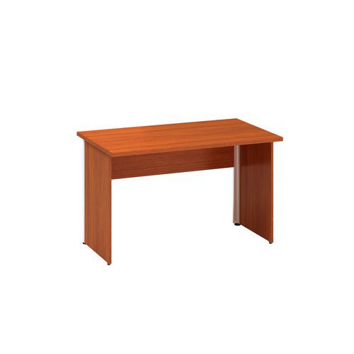 Stoły biurowe Alfa 100, 120 x 70 x 73,5 cm, wersja prosta - Stół biurowy Alfa 100, 120 x 70 x 73,5 cm, wersja prosta, kolor czereśnia