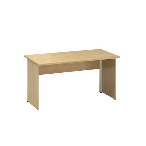 Stoły biurowe Alfa 100, 140 x 70 x 73,5 cm, wersja prosta - Stół biurowy Alfa 100, 140 x 70 x 73,5 cm, wersja prosta, kolor dzika grusza