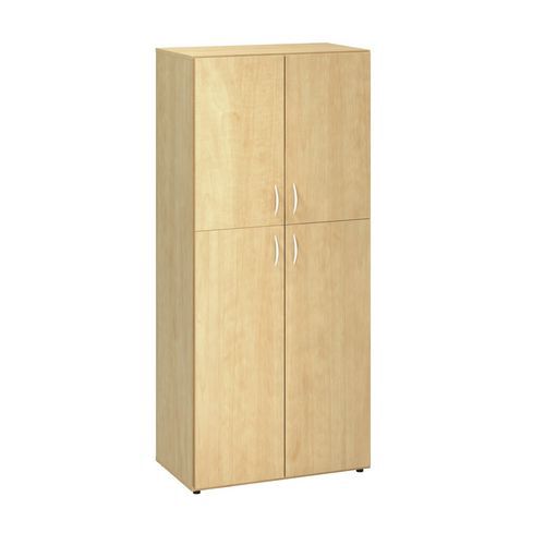 Szafki wysokie szerokie Alfa 500, 178 x 80 x 47 cm, z drzwiczkami - Szafka wysoka szeroka Alfa 500, 178 x 80 x 47 cm, z drzwiczkami, dekor dzika grusz