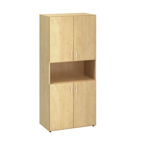 Szafki wysokie szerokie Alfa 500, 178 x 80 x 47 cm, z drzwiczkami i wnęką - Szafka wysoka szeroka Alfa 500, 178 x 80 x 47 cm, z drzwiczkami i wnęką, d