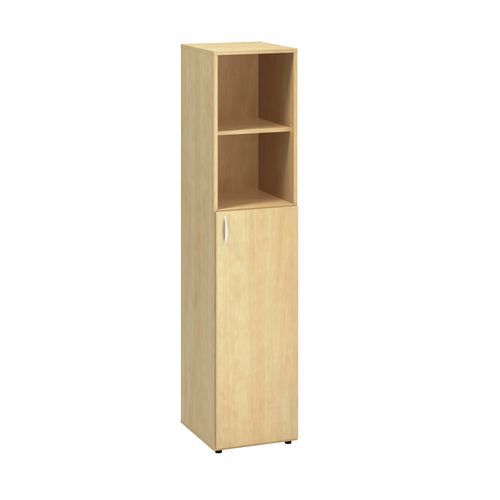 Szafki wysokie wąskie Alfa 500, 178 x 40 x 47 cm, z wnęką i drzwiczkami – wersja prawa - Szafka wysoka wąska Alfa 500, 178 x 40 x 47 cm, z wnęką i drz