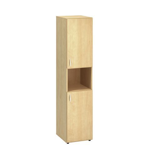 Szafki wysokie wąskie Alfa 500, 178 x 40 x 47 cm, z wnęką i drzwiczkami – wersja prawa - Szafka wysoka wąska Alfa 500, 178 x 40 x 47 cm, z wnęką i drz