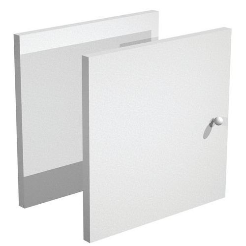 Drzwi szafki Maxicube, 2 szt - Drzwi szafki Maxicube, aluminium, 2 szt