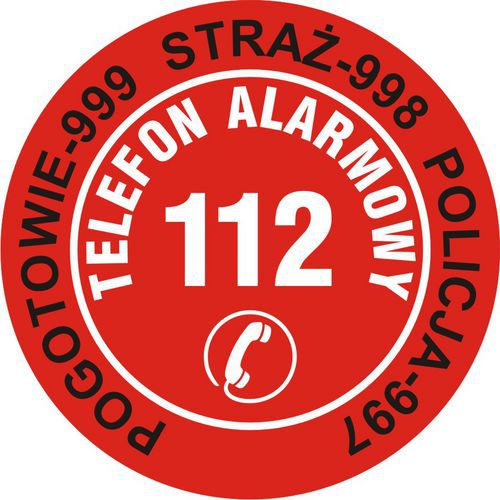 Nalepka na telefon - Nalepka na telefon 4,5 X 4,5 nieświec. folia