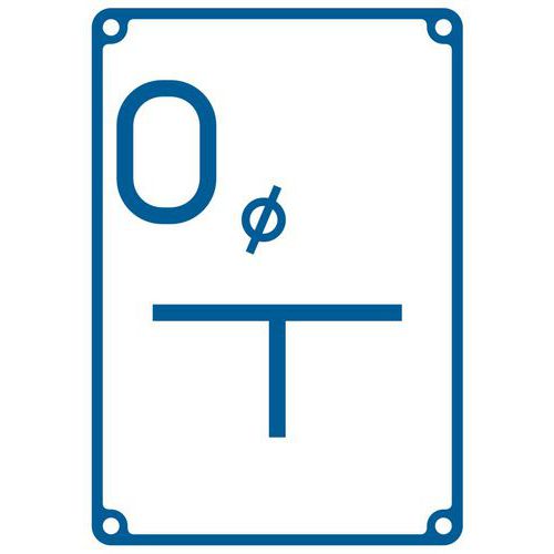 Tablica orientacyjna dla odpowietrznika Tablica orientacyjna dla odpowietrznika