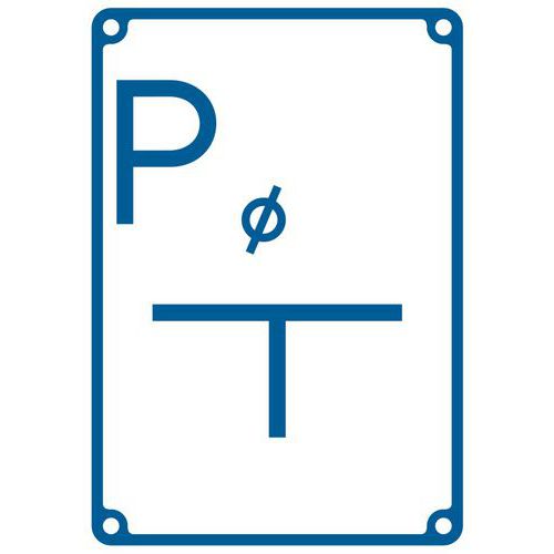 Tablica orientacyjna punktu pomiarowego Tablica orientacyjna punktu pomiarowego