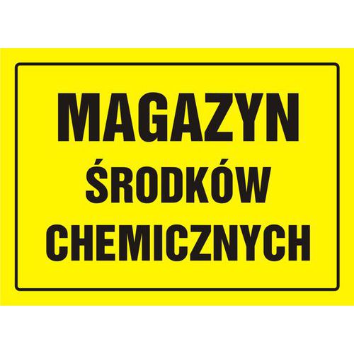 Magazyn środków chemicznych Magazyn środków chemicznych