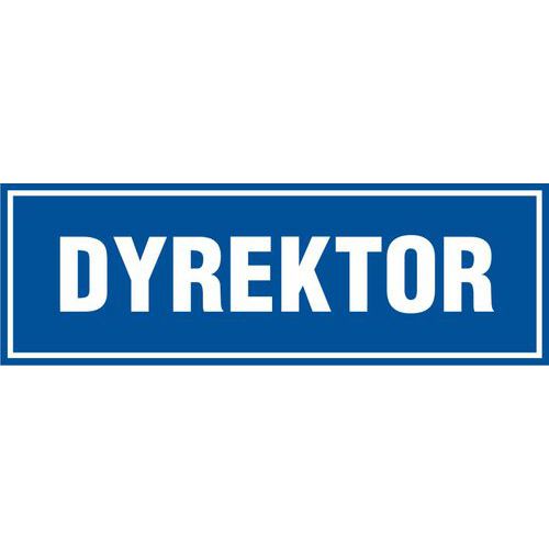 Dyrektor - Dyrektor 10 X 30 nieświec. płyta sztywna PCV