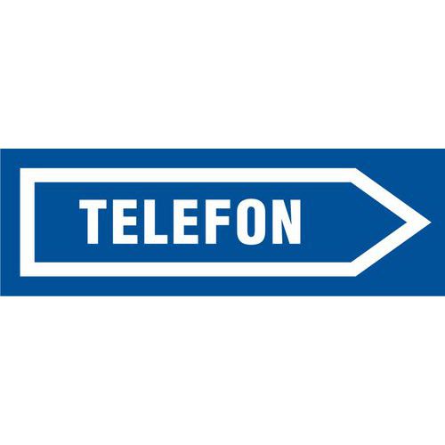 Telefon - Telefon 10 X 30 nieświec. płyta sztywna PCV
