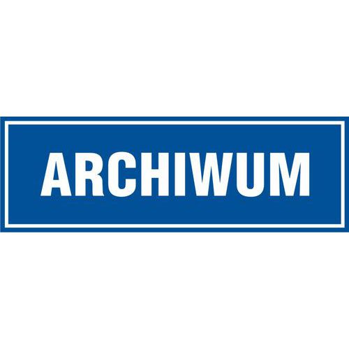 Archiwum - Archiwum 10 X 30 nieświec. płyta sztywna PCV