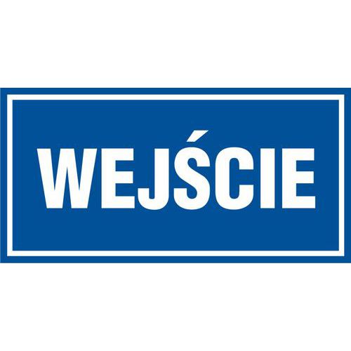 Wejście - Wejście 10 X  20 nieświec. folia