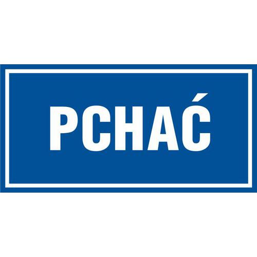 Pchać - Pchać 10 X  20 nieświec. folia