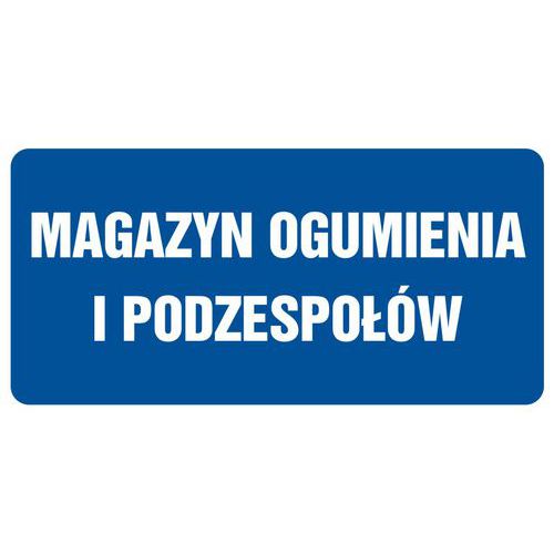 Magazyn ogumienia i podzespołów 20 X 40 nieświec. płyta sztywna PCV