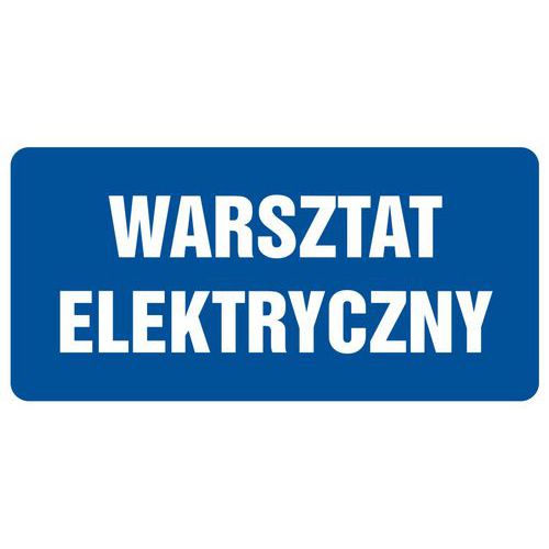Warsztat elektryczny 20 X 40 nieświec. płyta sztywna PCV