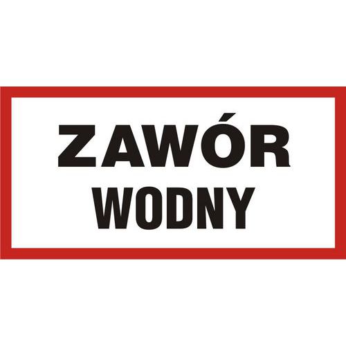 Zawór wodny - Zawór wodny 20 X 40 nieświec. płyta sztywna PCV