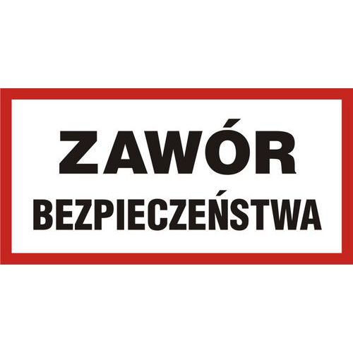 Zawór bezpieczeństwa - Zawór bezpieczeństwa 20 X 40 nieświec. płyta sztywna PCV