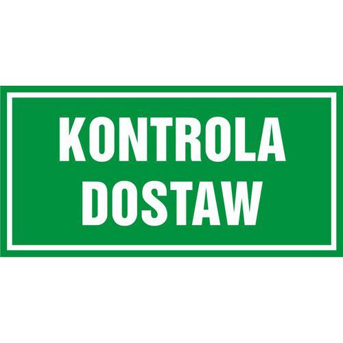 Kontrola dostaw 20 X 40 nieświec. płyta sztywna PCV