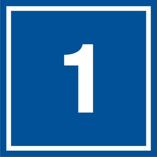 Numer 1 - Numer 1 10 X 10 nieświec. płyta sztywna PCV