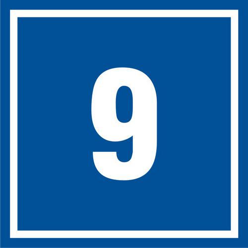 Numer 9 - Numer 9 10 X 10 nieświec. płyta sztywna PCV