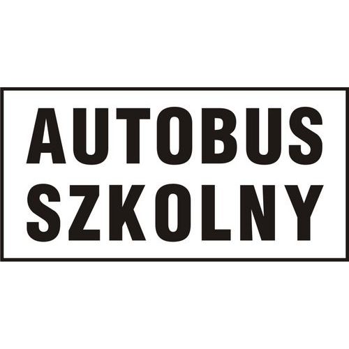 Autobus szkolny 25 X 50 nieświec. płyta sztywna PCV Autobus szkolny 25 X 50 nieświec. płyta sztywna PCV