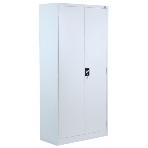 Metalowe szafy aktowe Manutan Expert, 185 x 90 x 40 cm - Metalowa szafa aktowa Manutan Expert, 185 x 90 x 40 cm, szara/szara
